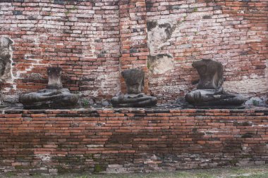 Eski kalıntıları Buda Ayutthaya, Tayland