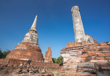 Asya dini mimari. Antik Budist pagoda kalıntıları