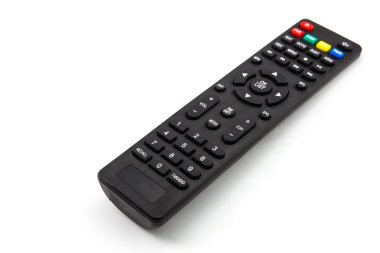 Uzaktan kontrol beyaz arkaplanda izole edildi