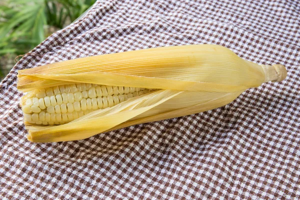 テーブルの上のトウモロコシの穀物 — ストック写真