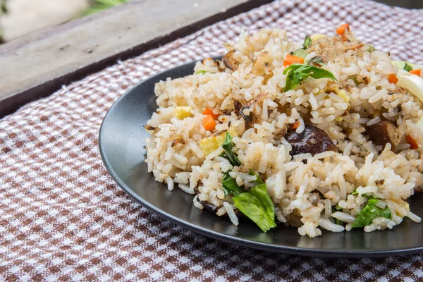 Vegetarian Stir Fried Rice — Stock Photo, Image