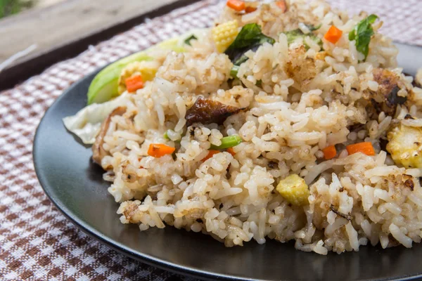 Arroz Frito Vegetariano Colher — Fotografia de Stock