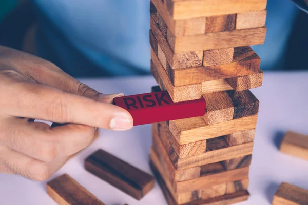 Planung Mit Finanzierung Und Investitionen Für Unternehmensstrategie Stabilität Und Risiko — Stockfoto