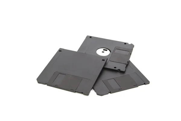 Zwarte diskette — Stockfoto