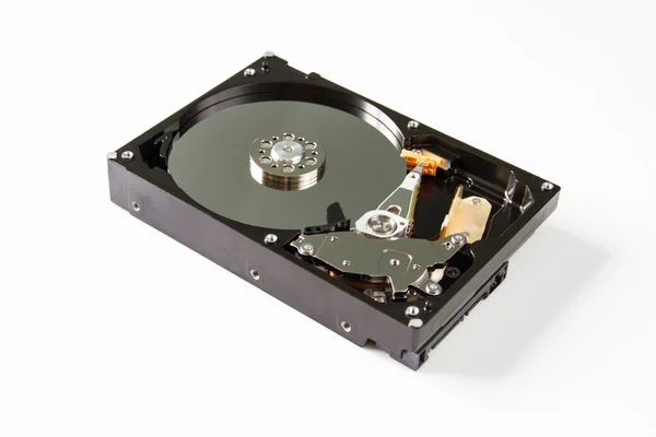 Harddisk on white background — Stock Photo, Image