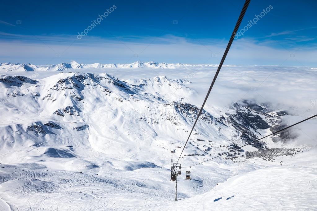 French Alps in Meribel