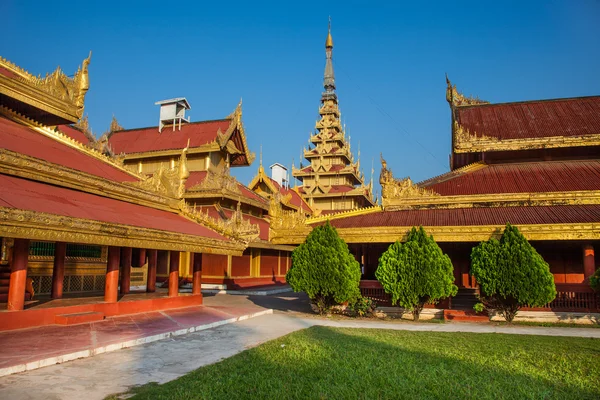 Mandalay kungliga palatset i Myanmar — Stockfoto