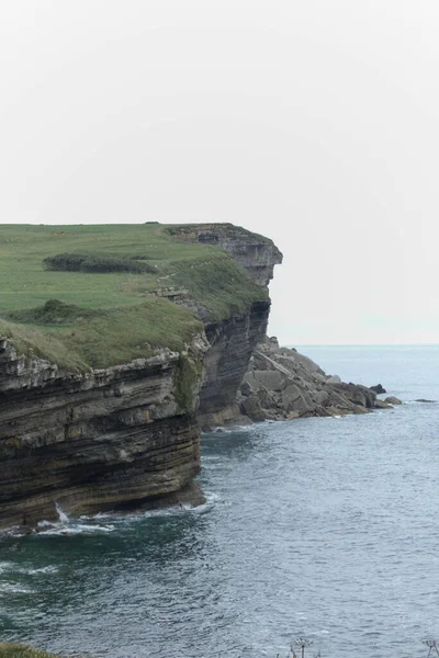 Landschap Van Bolao Kliffen Cantabrië — Stockfoto