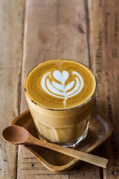 Cappuccino or latte coffee. — Φωτογραφία Αρχείου