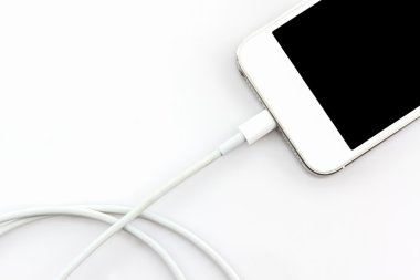 smartphone için USB kablosu.