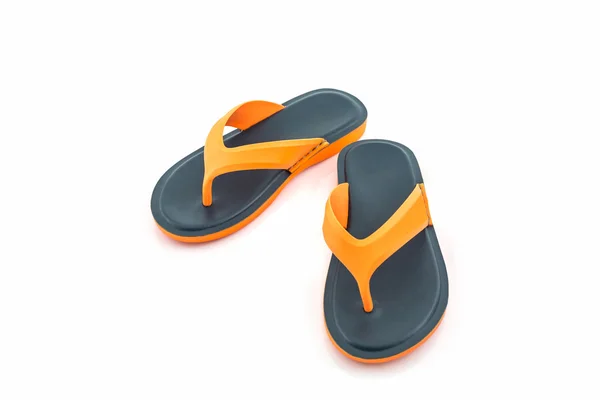 Färgglada sandaler skor. Flip flops. — Stockfoto