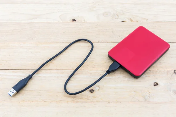 External hard drive for backup. — Stock Photo, Image