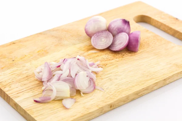 Red onion slices. — Stock Photo, Image