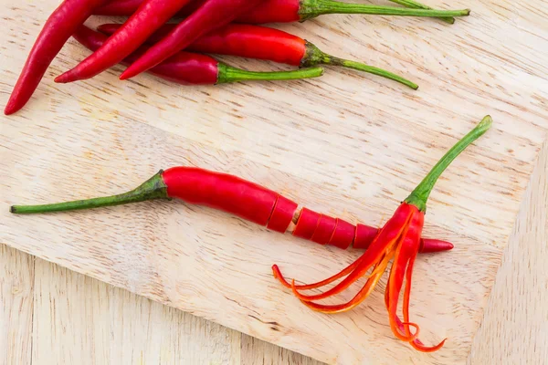 Pimenta vermelha ou pimentão . — Fotografia de Stock