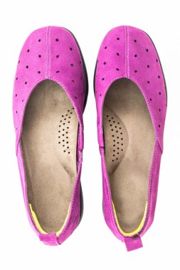 Mor spor ayakkabıları. Tuval Ayakkabı.