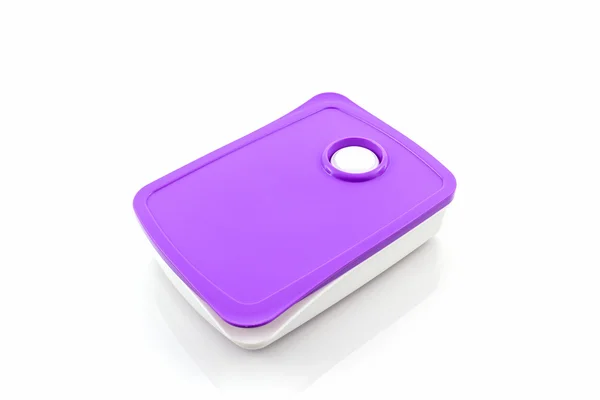 Пакет фиолетового пластика . — стоковое фото