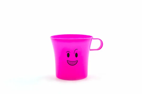 컵에 얼굴 표정의 다채로운. — 스톡 사진