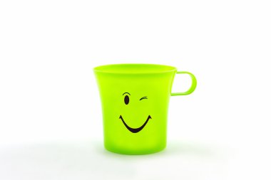 Cup yüz ifadesi, renkli .