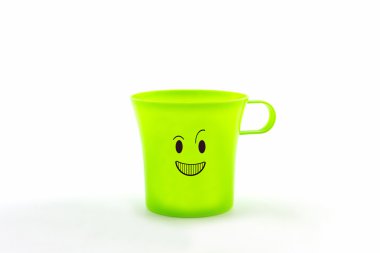 Cup yüz ifadesi, renkli .