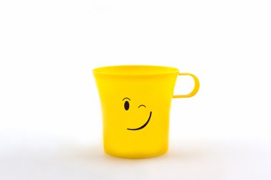 Cup yüz ifadesi, renkli .