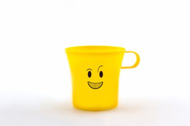 Cup yüz ifadesi, renkli .