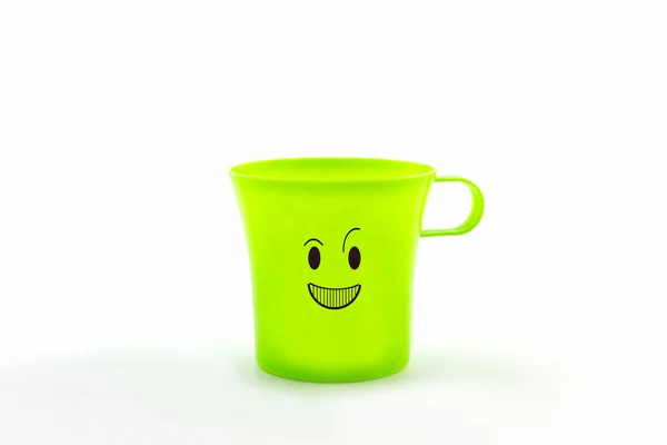 Colorido de expresión facial en taza  . — Foto de Stock