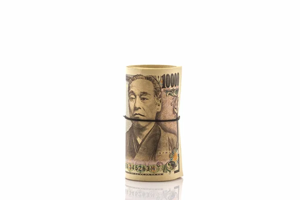 Japanische Yen-Banknoten. — Stockfoto