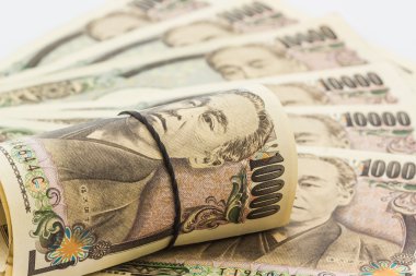 Japonca yen banknotlar.