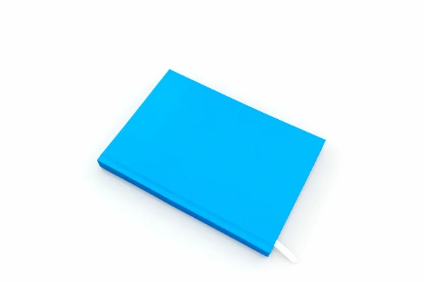 Blue diary book. — Stock Photo, Image