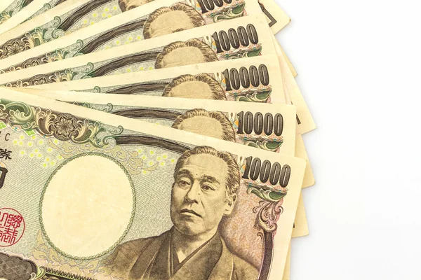 Japanse yen bankbiljetten . — Stockfoto