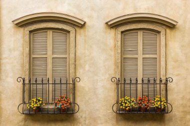 eski vintage penceresi.