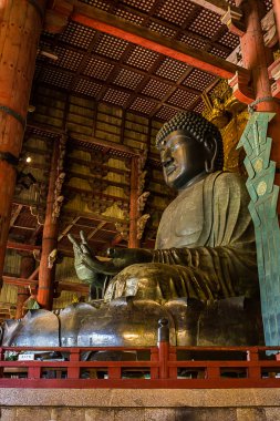 Todai-ji Tapınağı'nda büyük Buda.