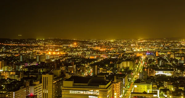 Kyoto City night in Japan. — Stock Photo, Image