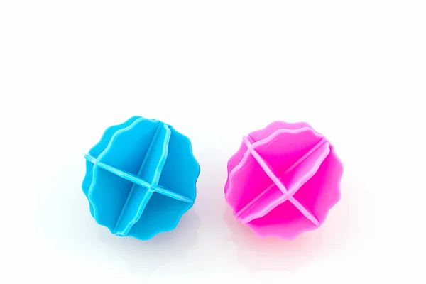 Renkli çamaşır Ball, plastik toplar. — Stok fotoğraf