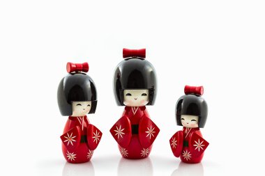 Japon kokeshi bebek.