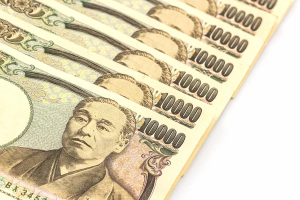 Japanische Yen-Banknoten . — Stockfoto