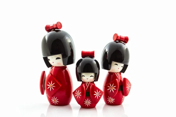 Japanska kokeshi dockor. — Stockfoto