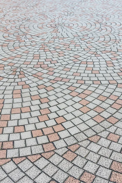Tile mosaic floor.