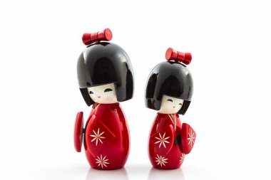 Japon kokeshi bebek.