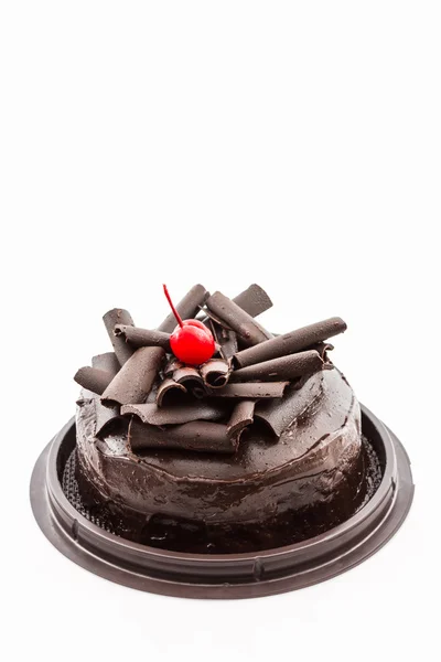 Шоколадный торт, свежий шоколадный торт — стоковое фото