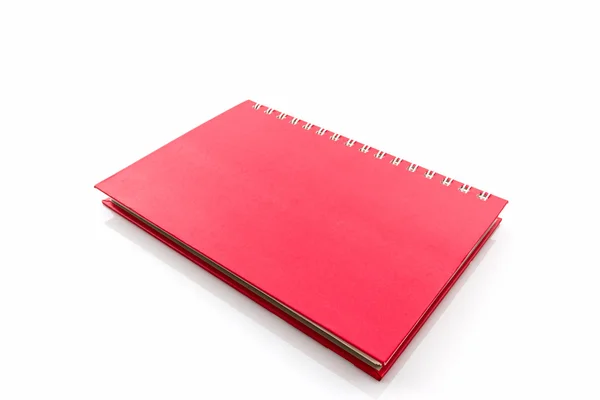 Livro do diário vermelho  . — Fotografia de Stock