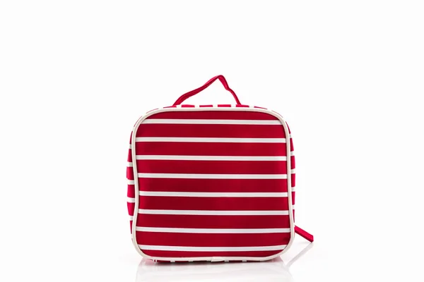 Sac de maquillage rouge . — Photo