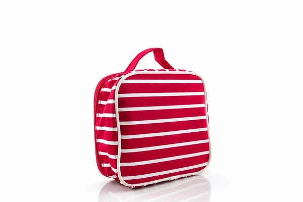 Червоний макіяж сумку . — стокове фото