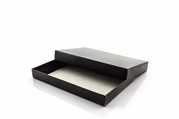 Black paper box. — Stock Photo, Image