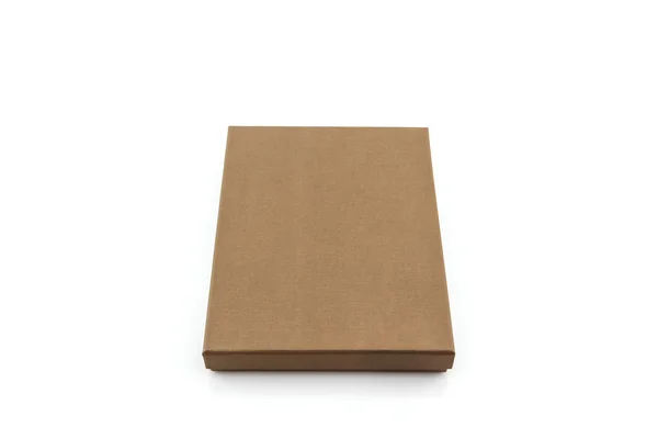 Boîte en papier brun  . — Photo