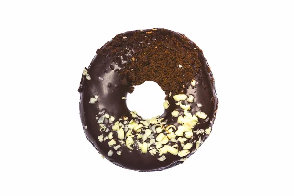 Donut de chocolate con chispas  . — Foto de Stock