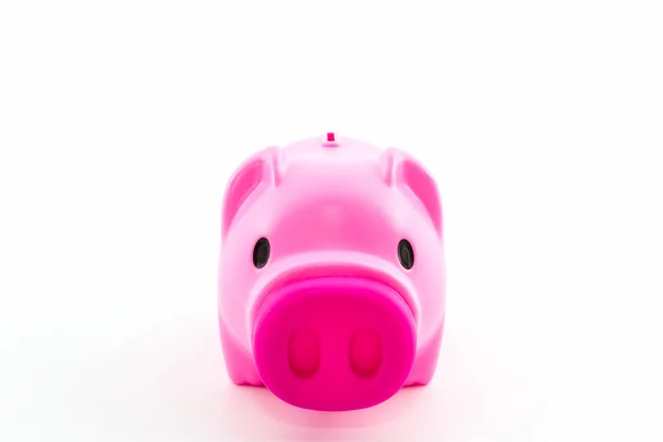 Pink piggy bank saving . — Stock Photo, Image