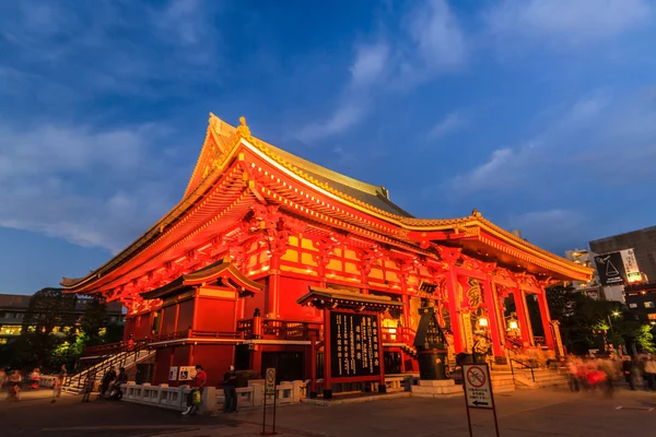 Sensoji, även känd som Asakusa Kannon Temple . — Stockfoto