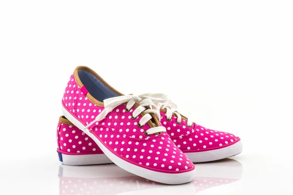 Zapato de lona lunar rosa . — Foto de Stock