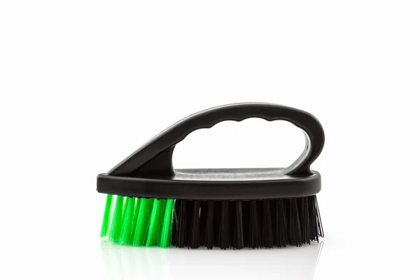 Brosse en plastique de nettoyage noir . — Photo